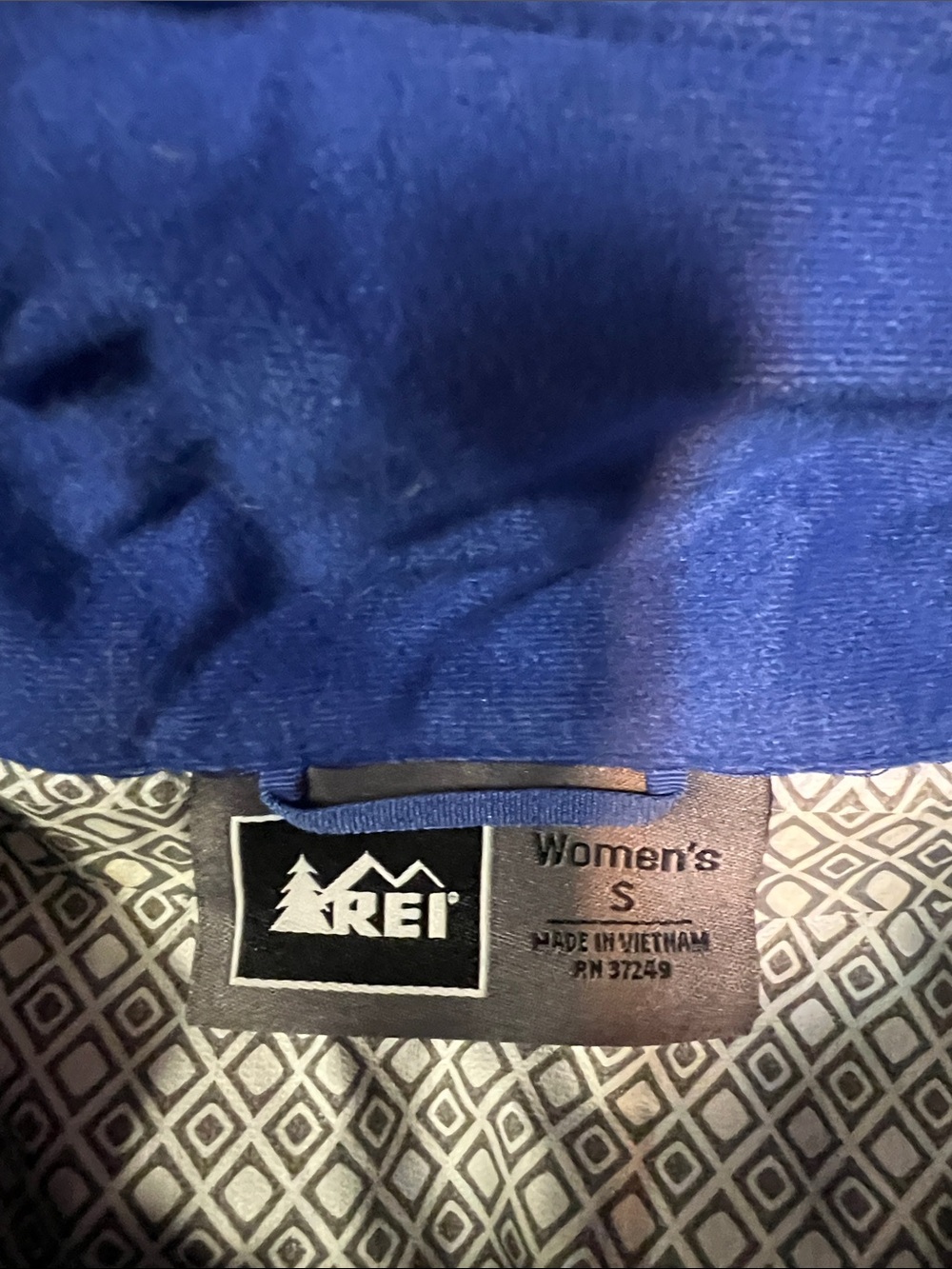 REI Royal Blue Women's Hooded Shell Jacket - Picture 2 of 10